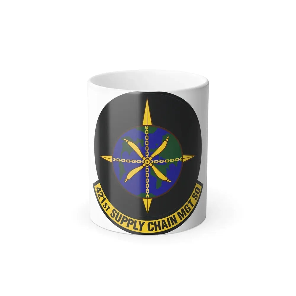 421st Supply Chain Management Squadron (U.S. Air Force) Color Changing Mug 11oz - Go Mug Yourself