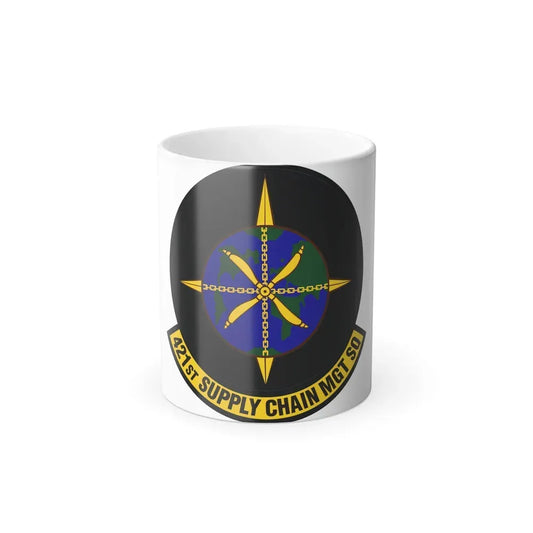 421st Supply Chain Management Squadron (U.S. Air Force) Color Changing Mug 11oz - Go Mug Yourself