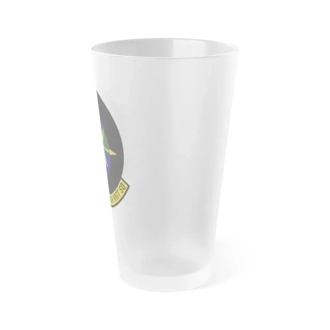 421st Supply Chain Management Squadron (U.S. Air Force) Frosted Pint Glass 16oz - Go Mug Yourself