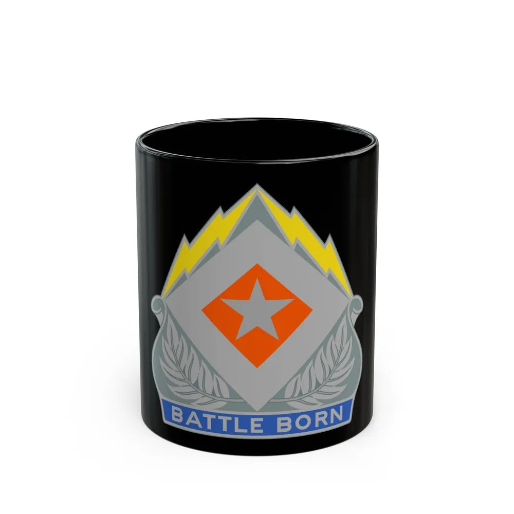 422 Signal Battalion (U.S. Army) Black Coffee Mug-11oz-Go Mug Yourself