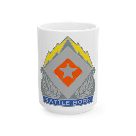 422 Signal Battalion (U.S. Army) White Coffee Mug-15oz-Go Mug Yourself