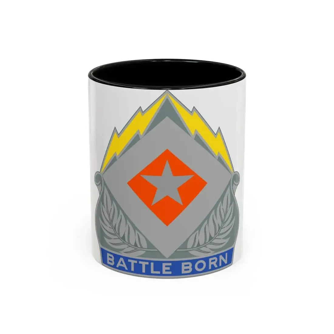 422 Signal Battalion (U.S. Army) Accent Coffee Mug 11oz Black - Go Mug Yourself