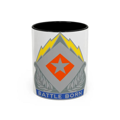 422 Signal Battalion (U.S. Army) Accent Coffee Mug 11oz Black - Go Mug Yourself