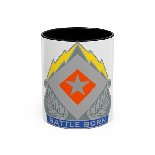422 Signal Battalion (U.S. Army) Accent Coffee Mug 11oz Black - Go Mug Yourself