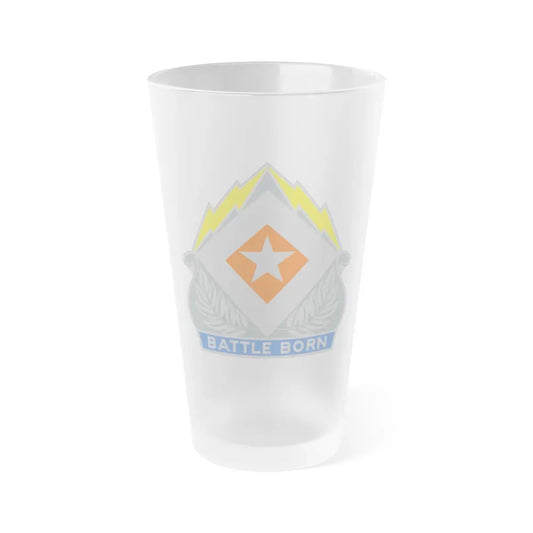 422 Signal Battalion (U.S. Army) Frosted Pint Glass 16oz Default Title - Go Mug Yourself