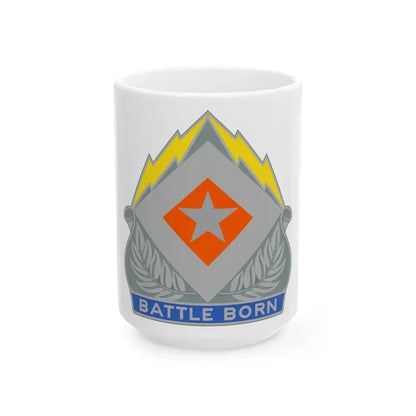 422 Signal Battalion (U.S. Army) White Coffee Mug 15oz - Go Mug Yourself