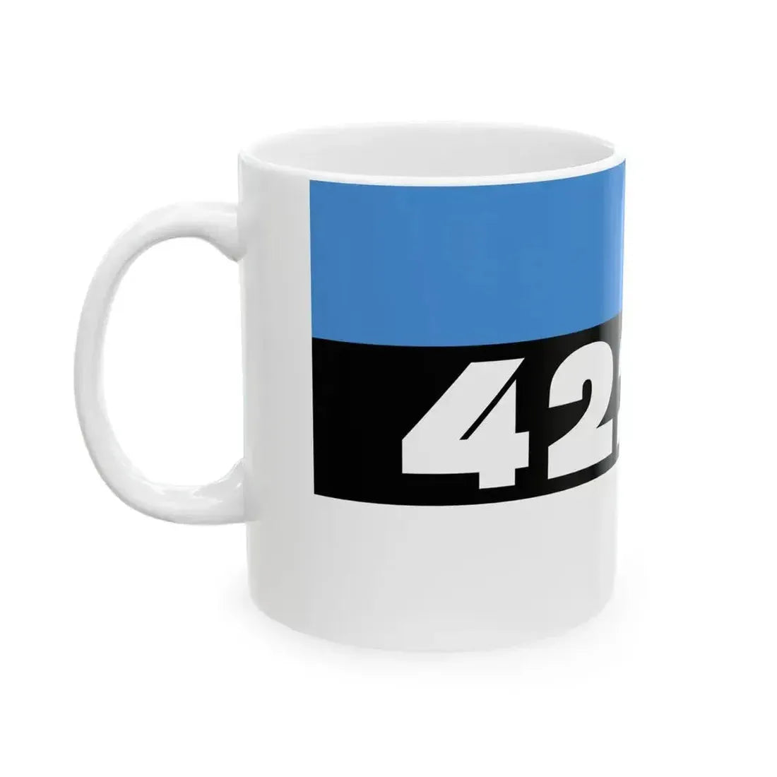 4221 GdCo flag (Estonia) White Coffee Mug - Go Mug Yourself