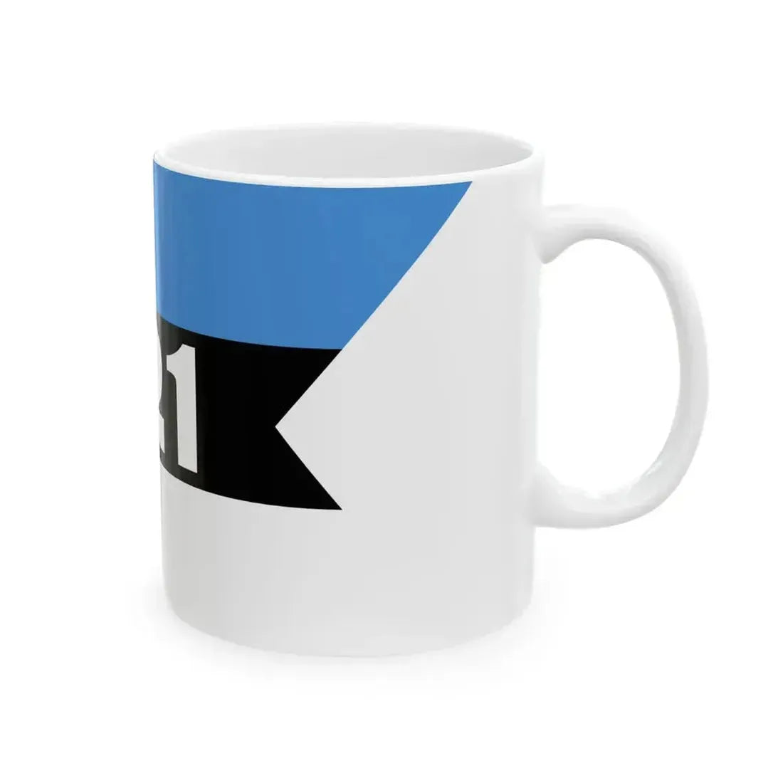 4221 GdCo flag (Estonia) White Coffee Mug - Go Mug Yourself