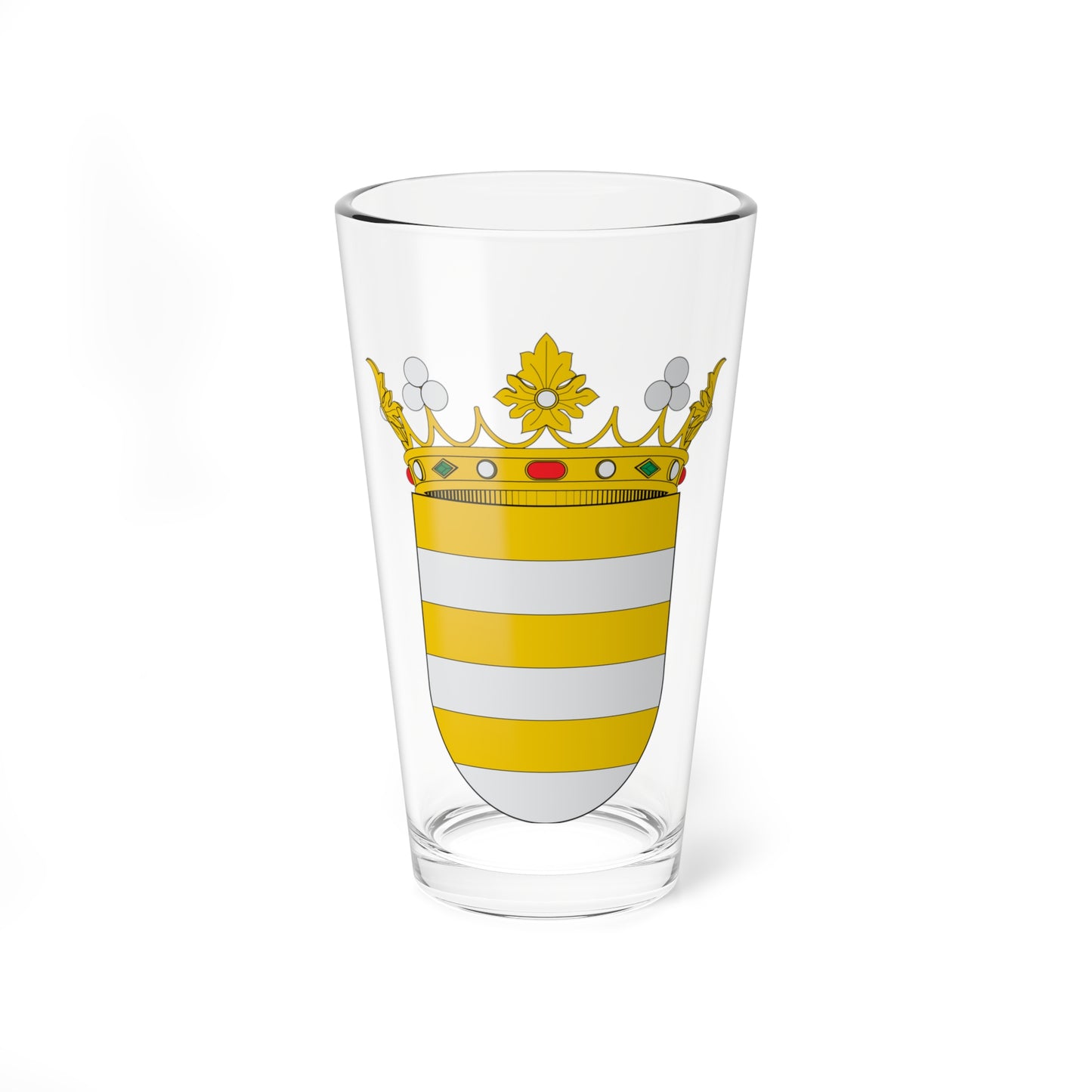 Escudo de Huércanos (Spain) (Coat of Arms) Pint Glass 16oz