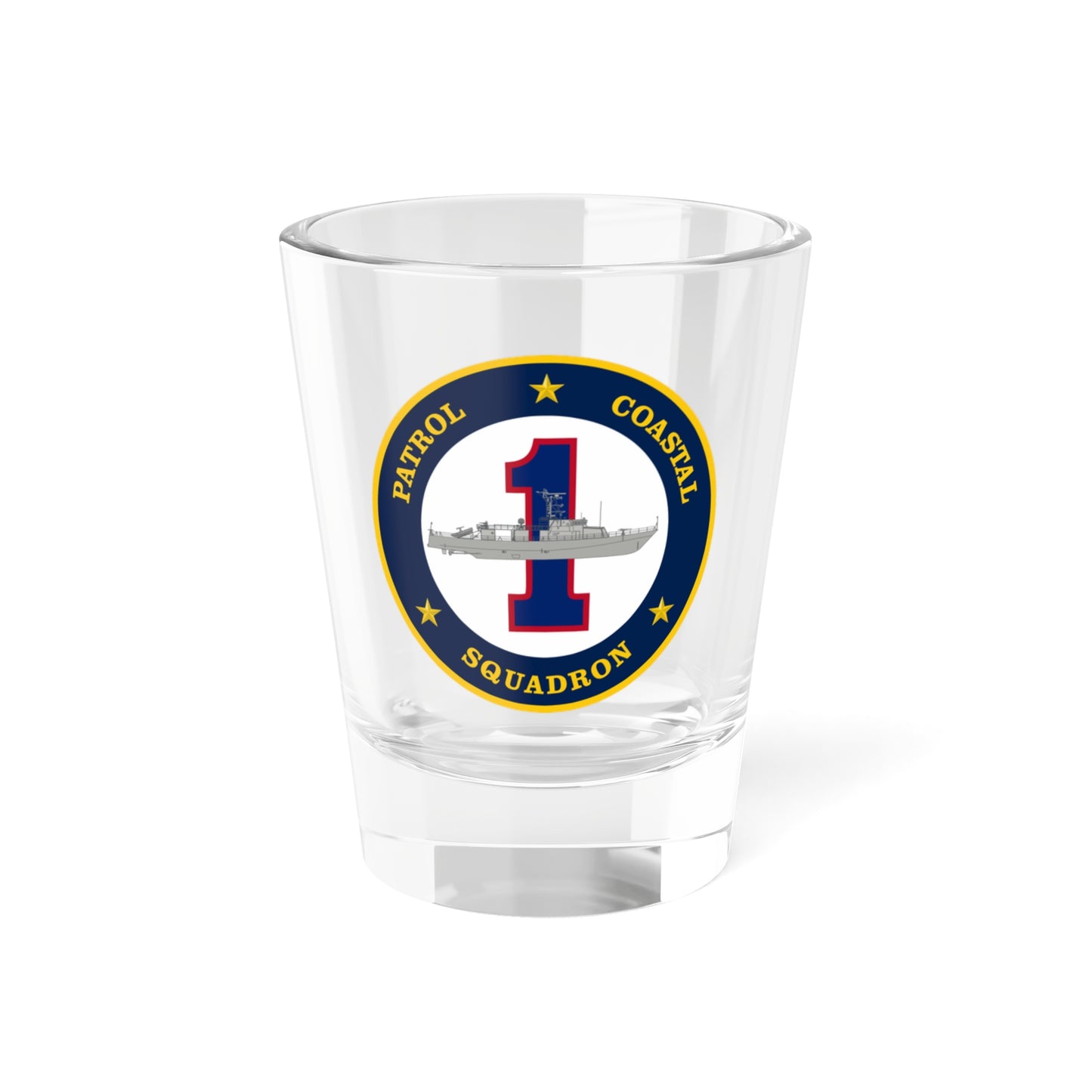 Patrol Coastal Squadron ONE (U.S. Navy) Shot Glass 1.5oz