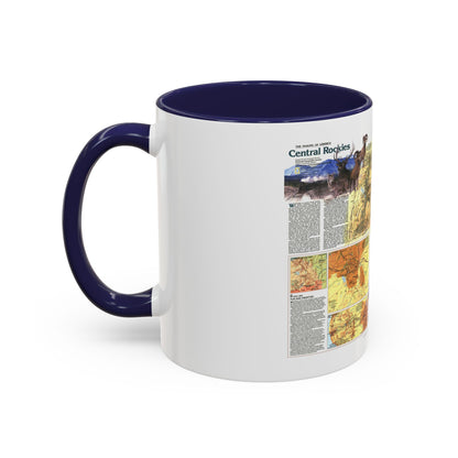 USA - Central Rockies 2 (1984) (Map) Accent Coffee Mug