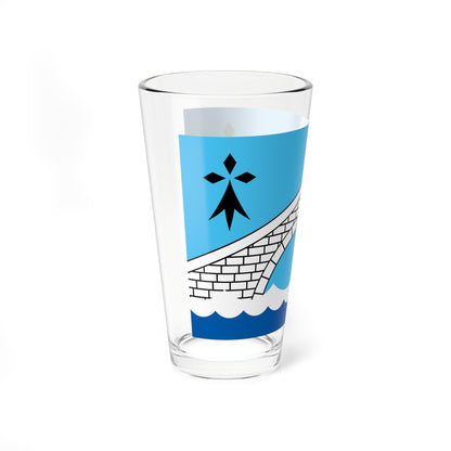 Pays de Pontivy traditional district flag (France) Pint Glass 16oz