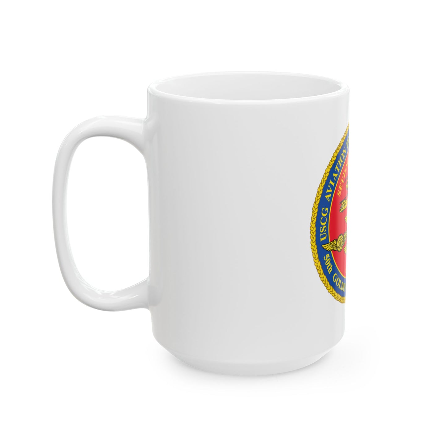 USCG Aviation Training Center Mobile (U.S. Coast Guard) White Coffee Mug