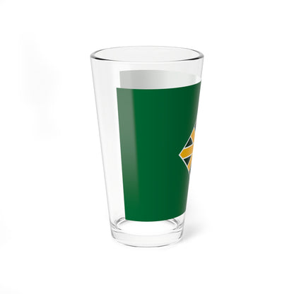 Flag of Iwamizawa Hokkaido (Japan) Pint Glass 16oz