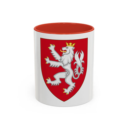 Coat of arms of the House of Luxembourg-Bohemia - Accent Coffee Mug