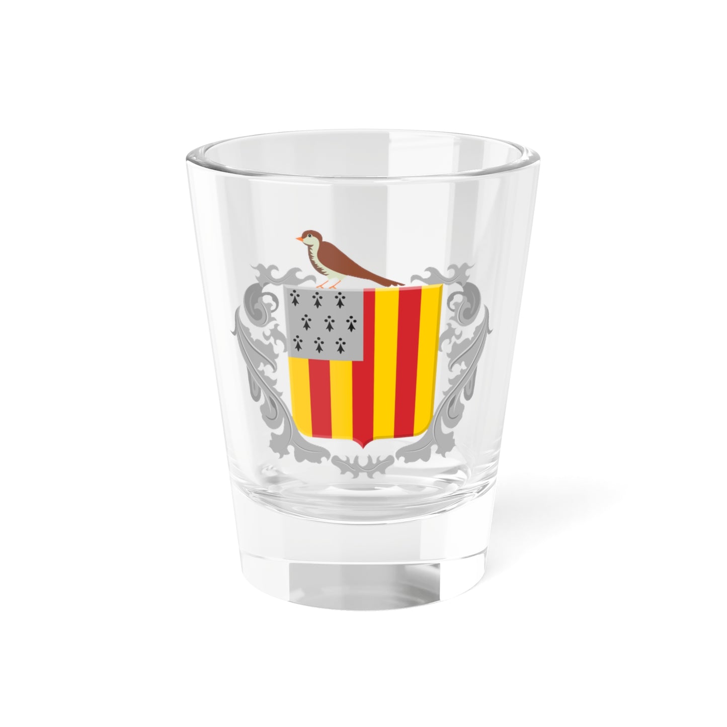 Geel wapen1 (Belgium) (Coat of Arms) Shot Glass 1.5oz