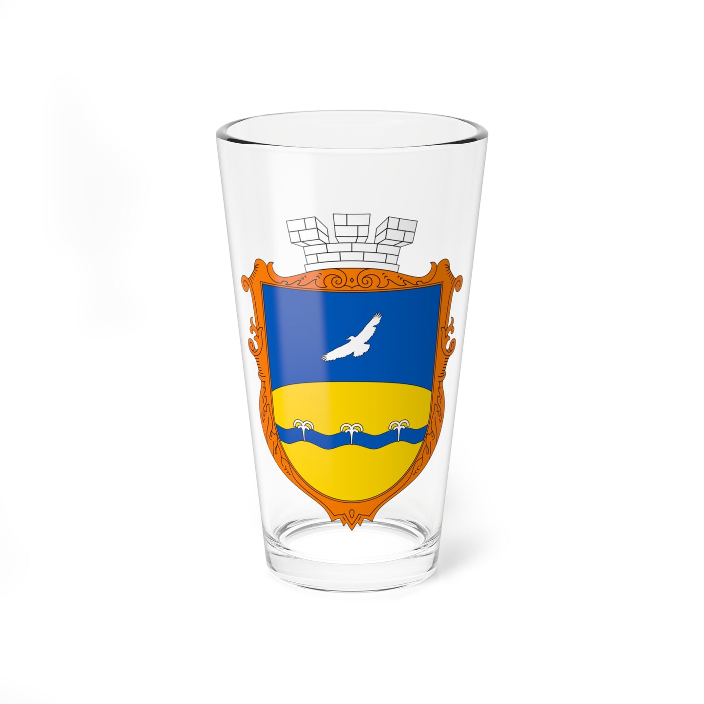 UHT Volnovkha (Ukraine) (Coat of Arms) Pint Glass 16oz