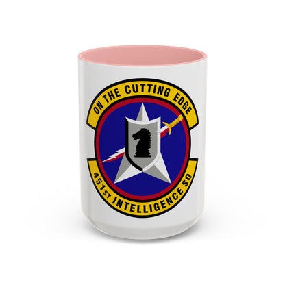 451 Intelligence Squadron ACC (U.S. Air Force) Accent Coffee Mug