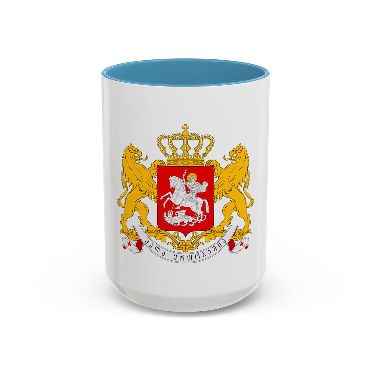 Greater coat of arms of Georgia - Accent Coffee Mug
