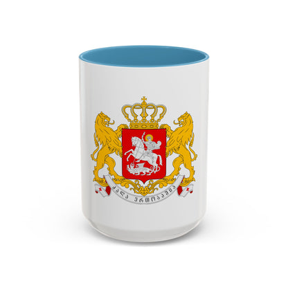 Greater coat of arms of Georgia - Accent Coffee Mug