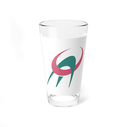 Flag of Akiōta Hiroshima (Japan) Pint Glass 16oz