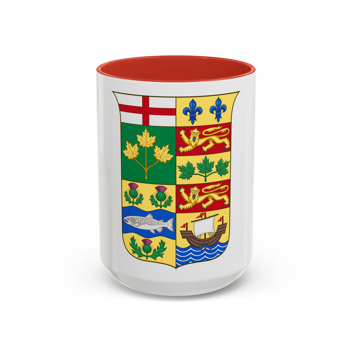 Arms of Canada 1868 - Accent Coffee Mug