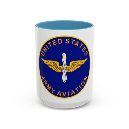 United States Aviation Branch (U.S. Army) Accent Coffee Mug