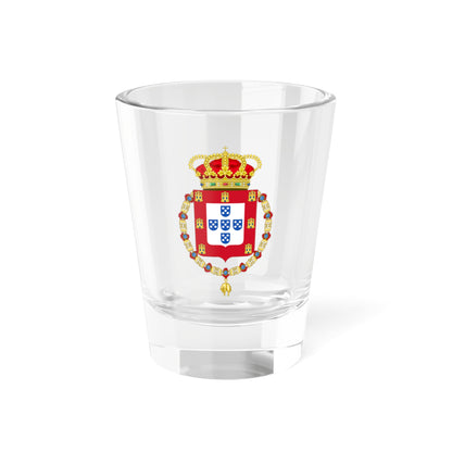 Coat of Arms of John VI Miguel I and Pedro V of Portugal Order of the Golden Fleece (Portugal) (Coat of Arms) Shot Glass 1.5oz