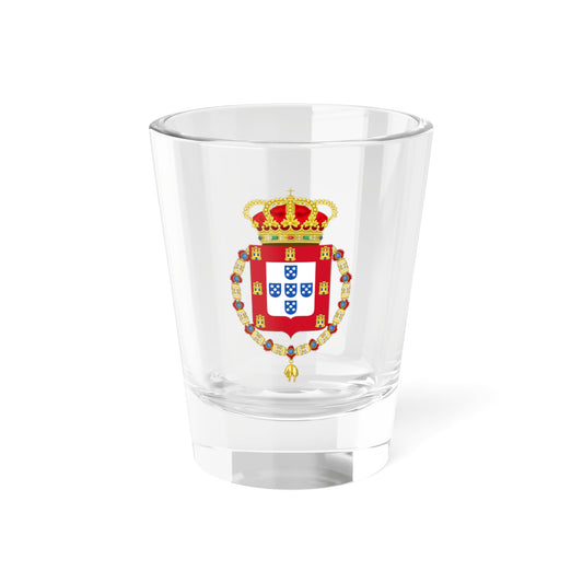 Coat of Arms of John VI Miguel I and Pedro V of Portugal Order of the Golden Fleece (Portugal) (Coat of Arms) Shot Glass 1.5oz