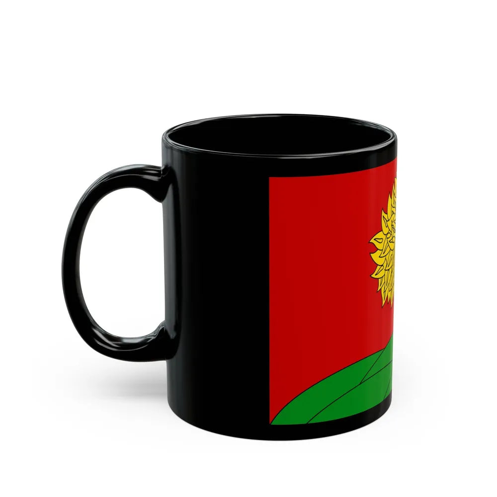 Flag of Lipetsk Oblast Russia - Black Coffee Mug-Go Mug Yourself