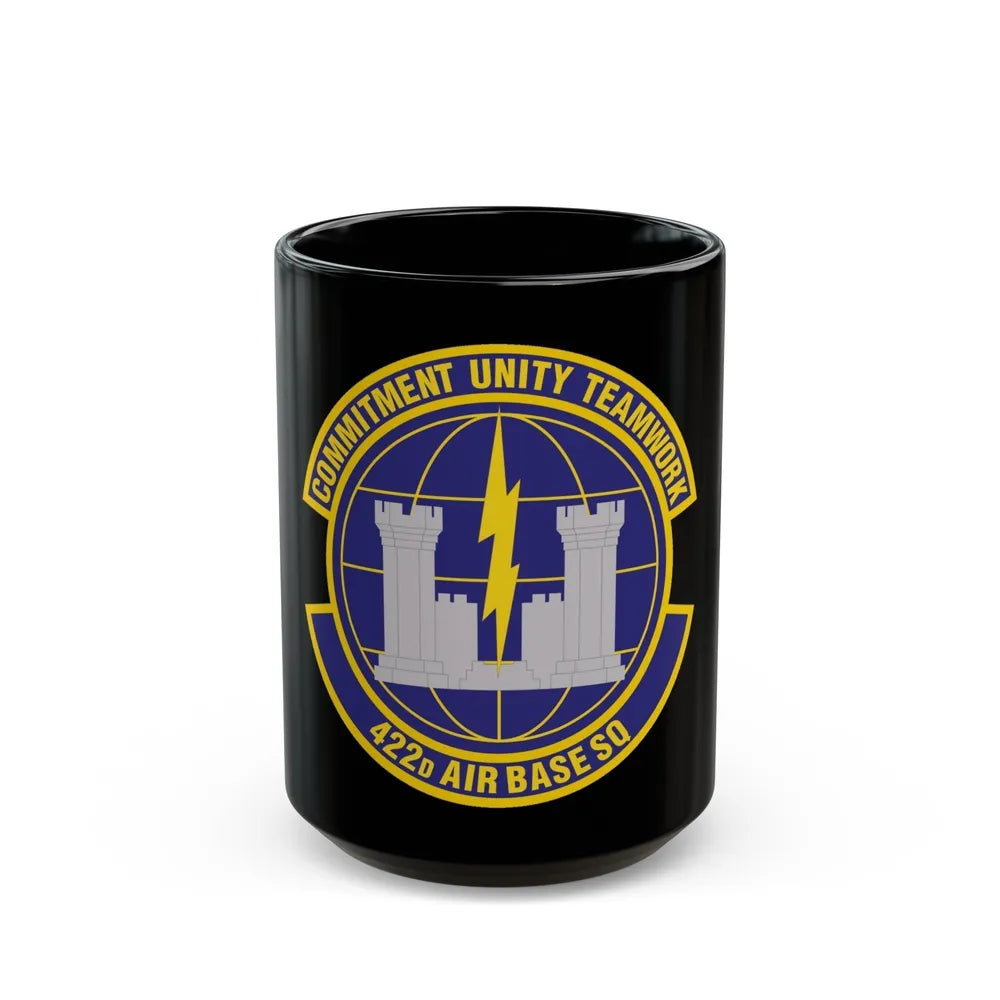 422d Air Base Squadron (U.S. Air Force) Black Coffee Mug-15oz-Go Mug Yourself