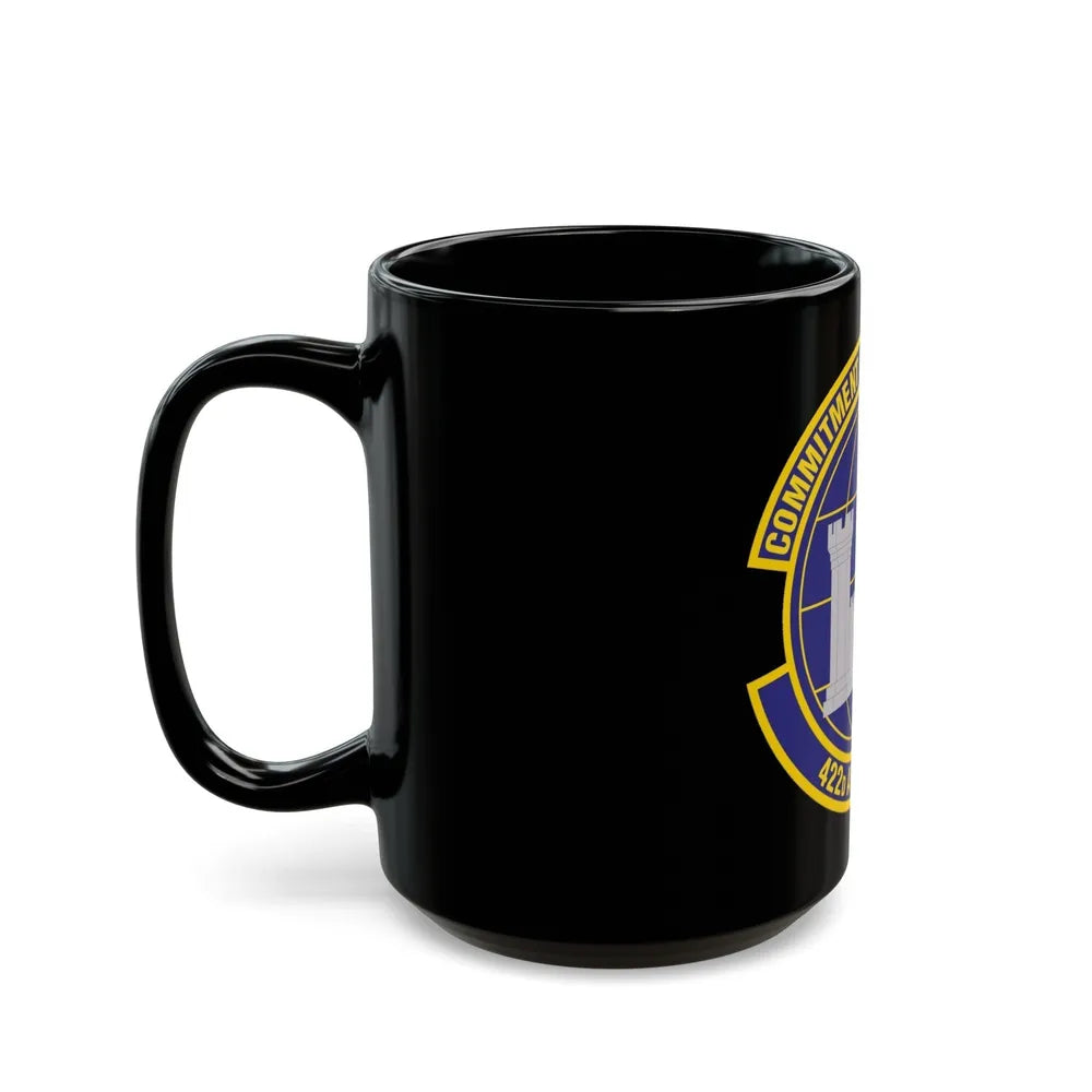 422d Air Base Squadron (U.S. Air Force) Black Coffee Mug-Go Mug Yourself