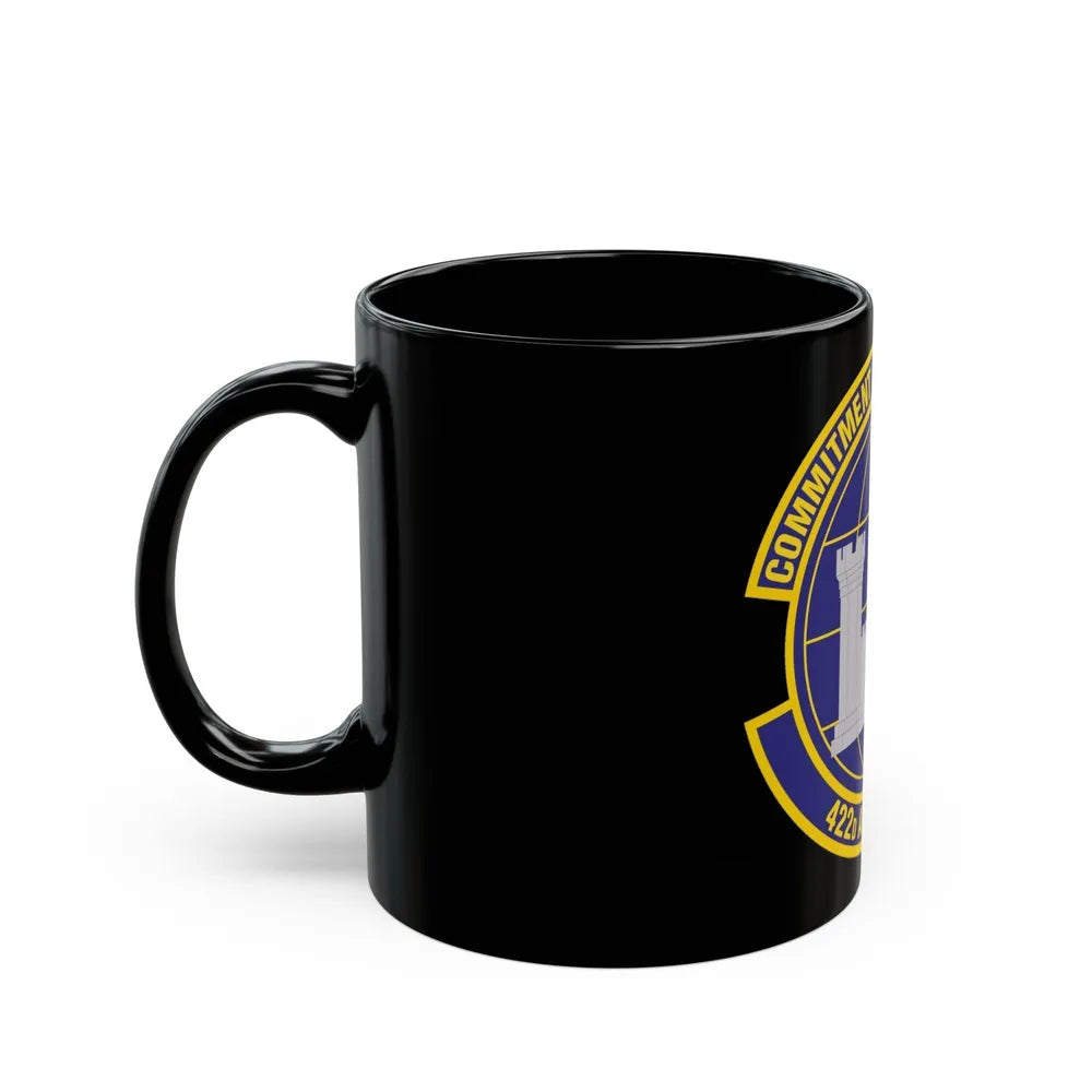 422d Air Base Squadron (U.S. Air Force) Black Coffee Mug-Go Mug Yourself