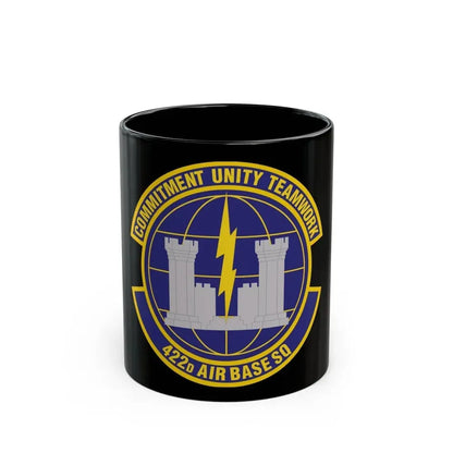 422d Air Base Squadron (U.S. Air Force) Black Coffee Mug 11oz - Go Mug Yourself