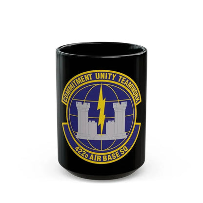 422d Air Base Squadron (U.S. Air Force) Black Coffee Mug 15oz - Go Mug Yourself