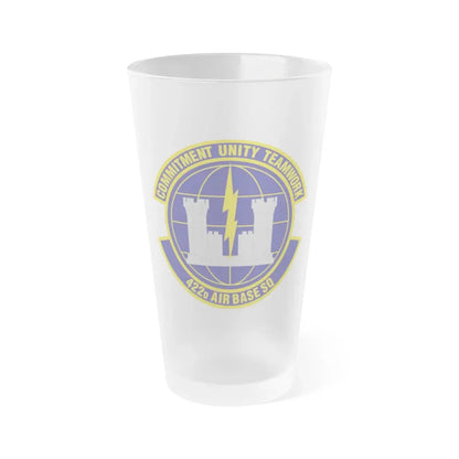 422d Air Base Squadron (U.S. Air Force) Frosted Pint Glass 16oz Default Title - Go Mug Yourself