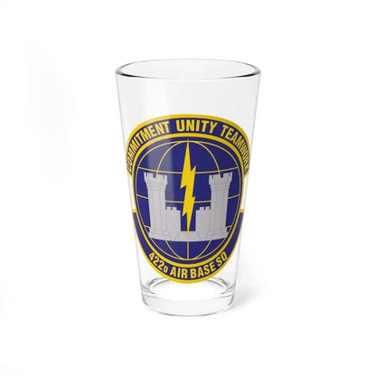 422d Air Base Squadron (U.S. Air Force) Pint Glass 16oz 16oz - Go Mug Yourself