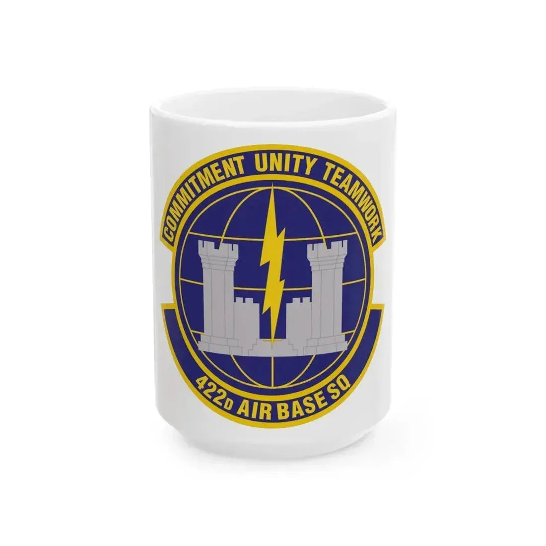422d Air Base Squadron (U.S. Air Force) White Coffee Mug 15oz - Go Mug Yourself