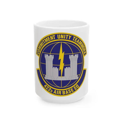 422d Air Base Squadron (U.S. Air Force) White Coffee Mug 15oz - Go Mug Yourself