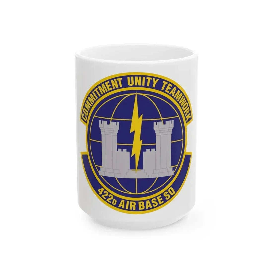 422d Air Base Squadron (U.S. Air Force) White Coffee Mug 15oz - Go Mug Yourself