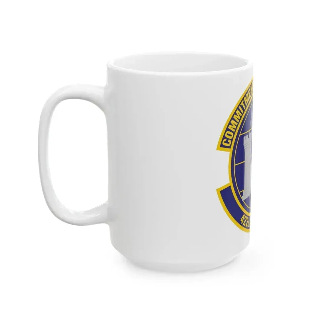 422d Air Base Squadron (U.S. Air Force) White Coffee Mug - Go Mug Yourself