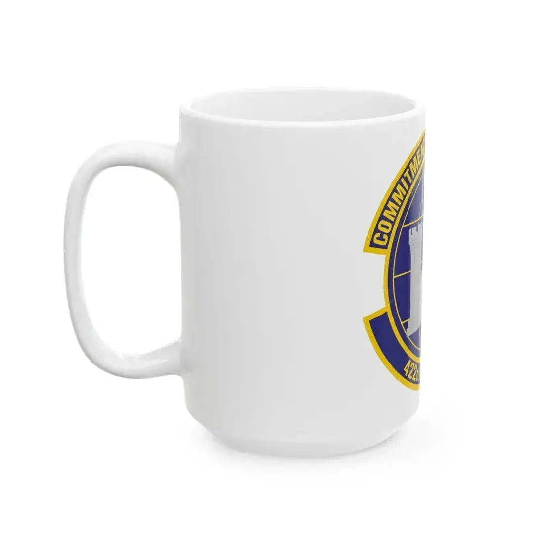 422d Air Base Squadron (U.S. Air Force) White Coffee Mug - Go Mug Yourself