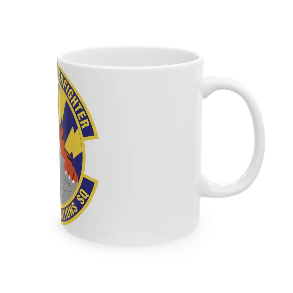 422d Communications Squadron (U.S. Air Force) White Coffee Mug-Go Mug Yourself