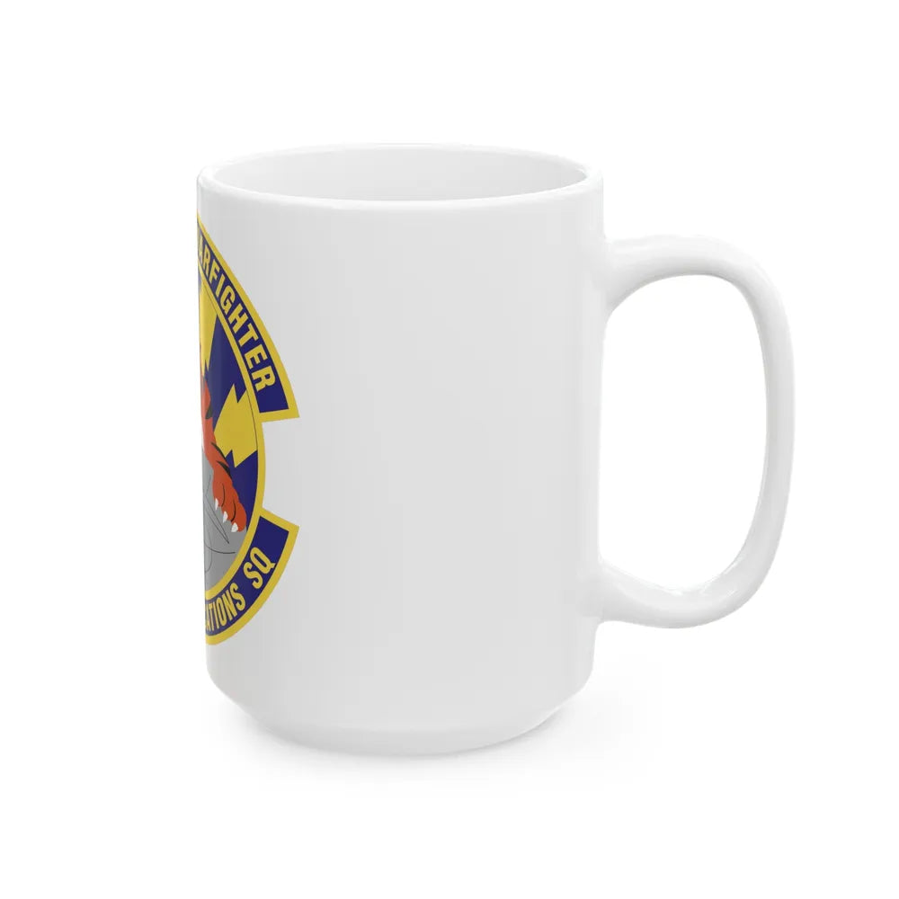 422d Communications Squadron (U.S. Air Force) White Coffee Mug-Go Mug Yourself