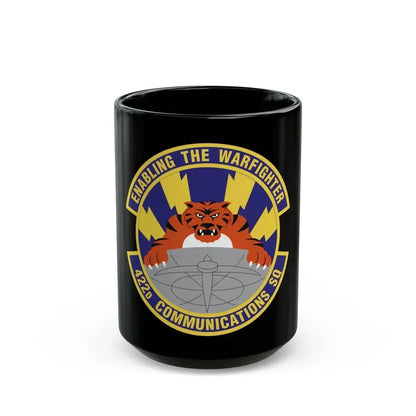 422d Communications Squadron (U.S. Air Force) Black Coffee Mug 15oz - Go Mug Yourself