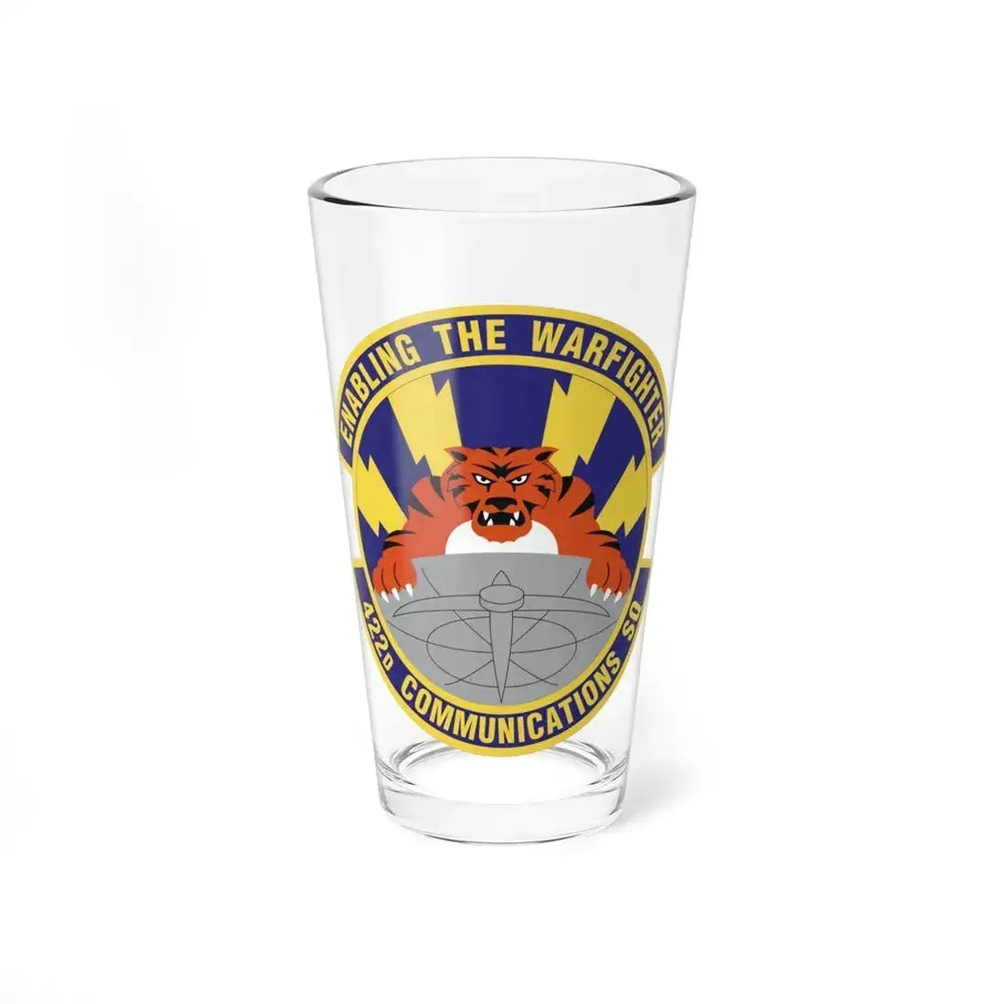 422d Communications Squadron (U.S. Air Force) Pint Glass 16oz 16oz - Go Mug Yourself