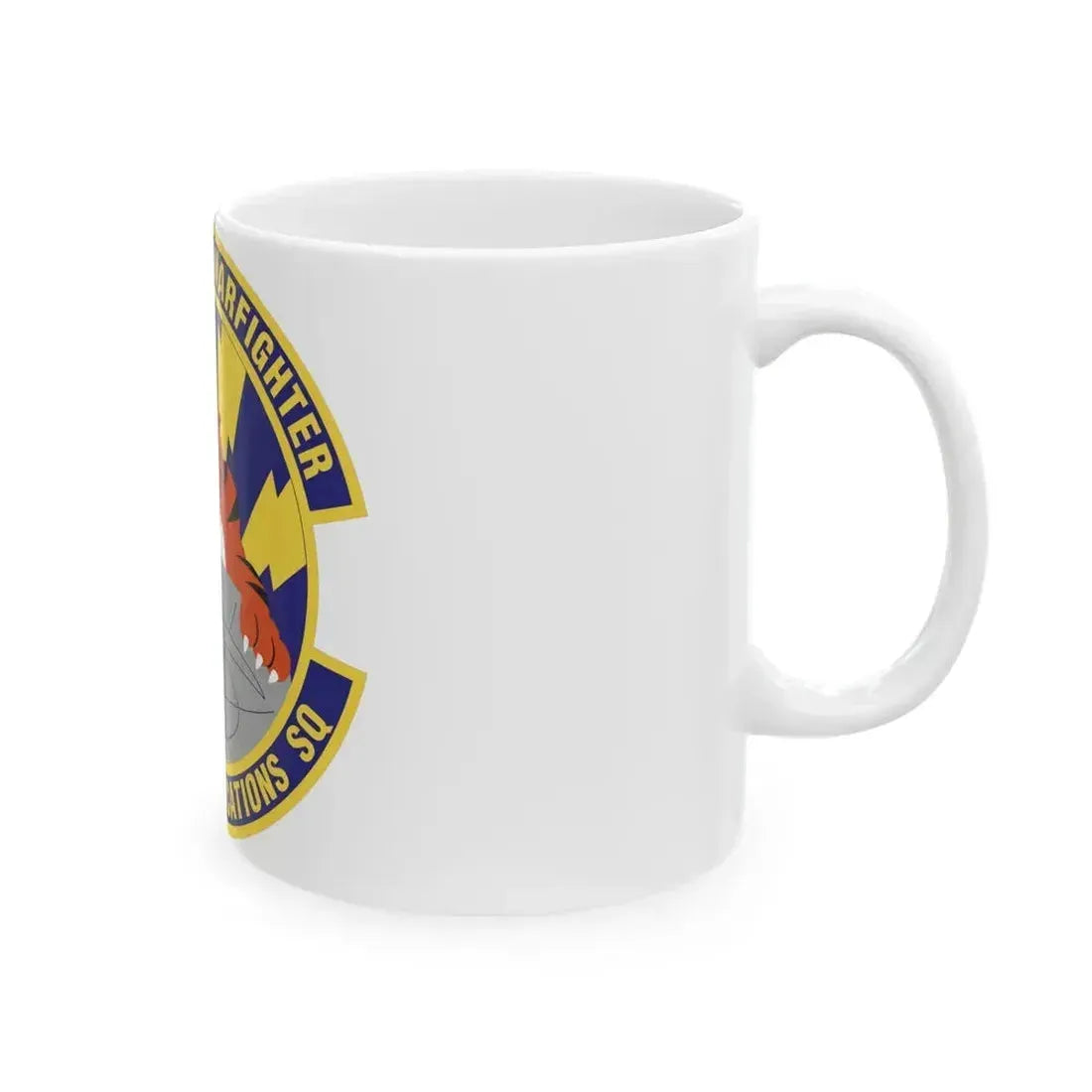 422d Communications Squadron (U.S. Air Force) White Coffee Mug - Go Mug Yourself