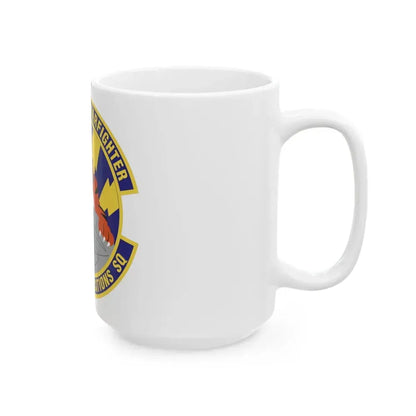 422d Communications Squadron (U.S. Air Force) White Coffee Mug - Go Mug Yourself