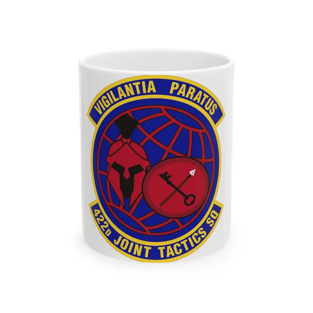 422d Joint Tactics Squadron (U.S. Air Force) White Coffee Mug-11oz-Go Mug Yourself