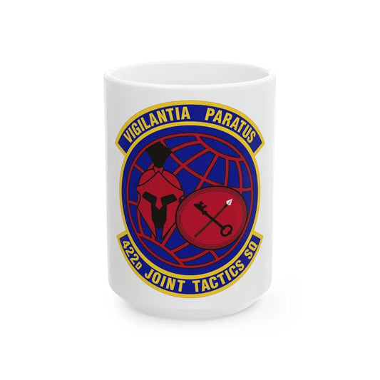 422d Joint Tactics Squadron (U.S. Air Force) White Coffee Mug-15oz-Go Mug Yourself